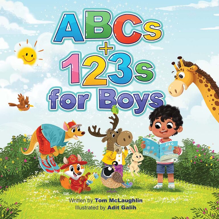 ABCs and 123s for Boys by Tom McLaughlin book cover