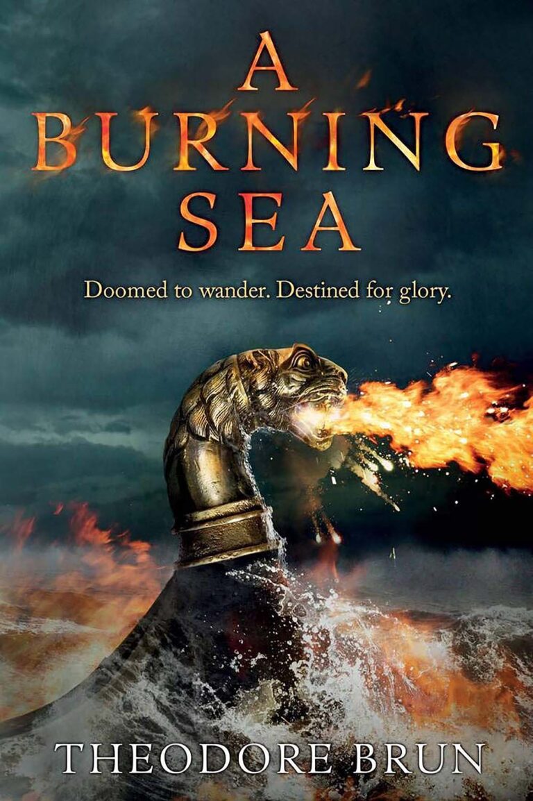 A Burning Sea by Theodore Brun book cover