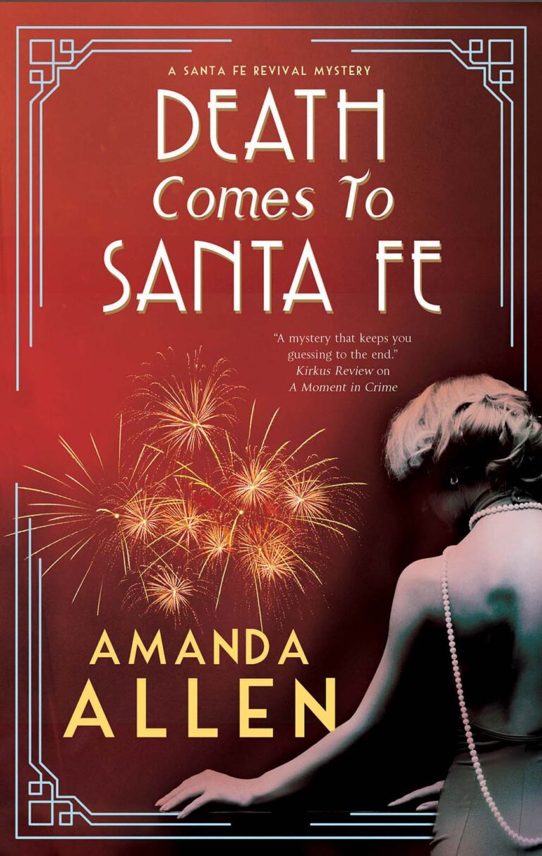 Death Comes To Santa Fe by Amanda Allan book cover