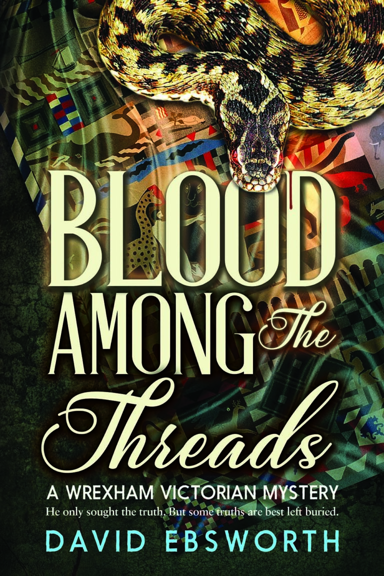 Blood Among The Threads by David Esbworth book cover